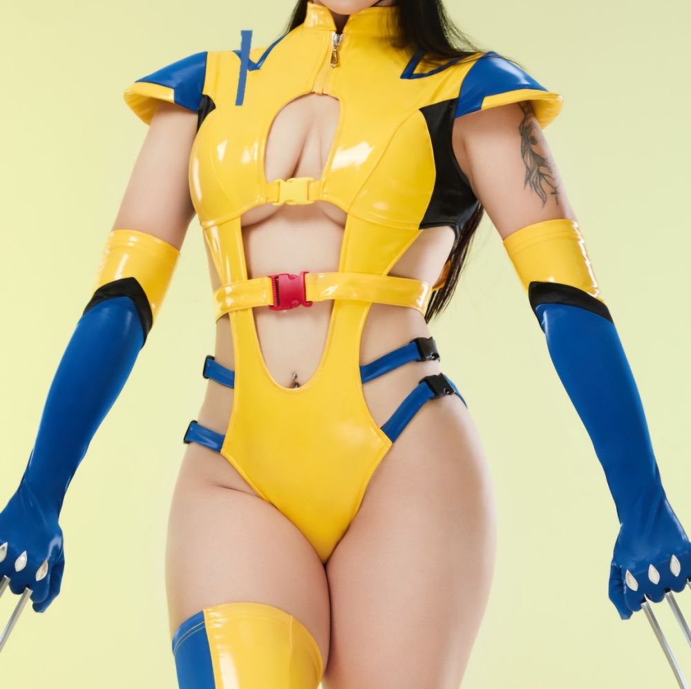 Sexy Wolverine Costume With Claws